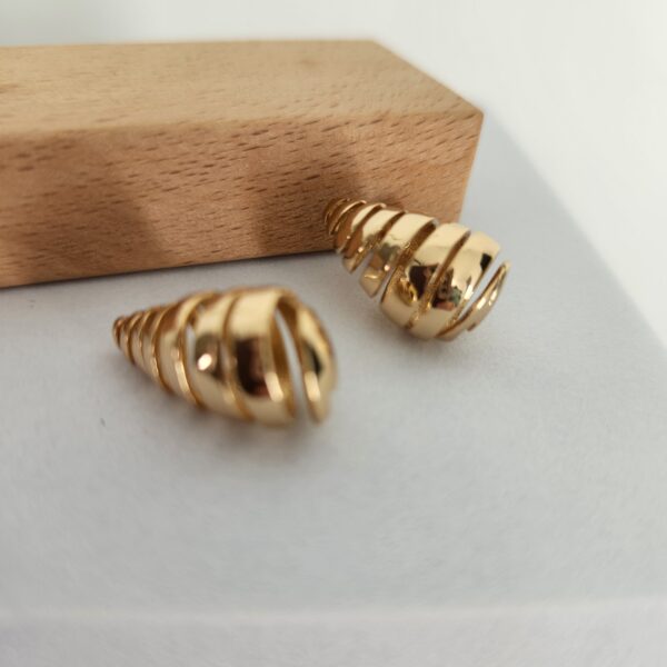 Acero Inoxidable ARETES 19A dorado - Imagen 3